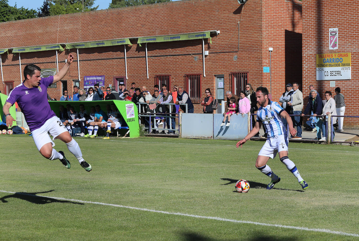 Leyendas de la Real Sociedad, CF Palencia y Becrrril, juntos en el Mariano Haro