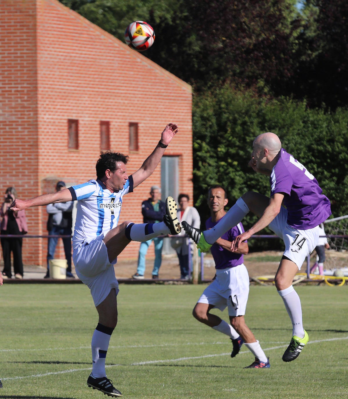 Leyendas de la Real Sociedad, CF Palencia y Becrrril, juntos en el Mariano Haro