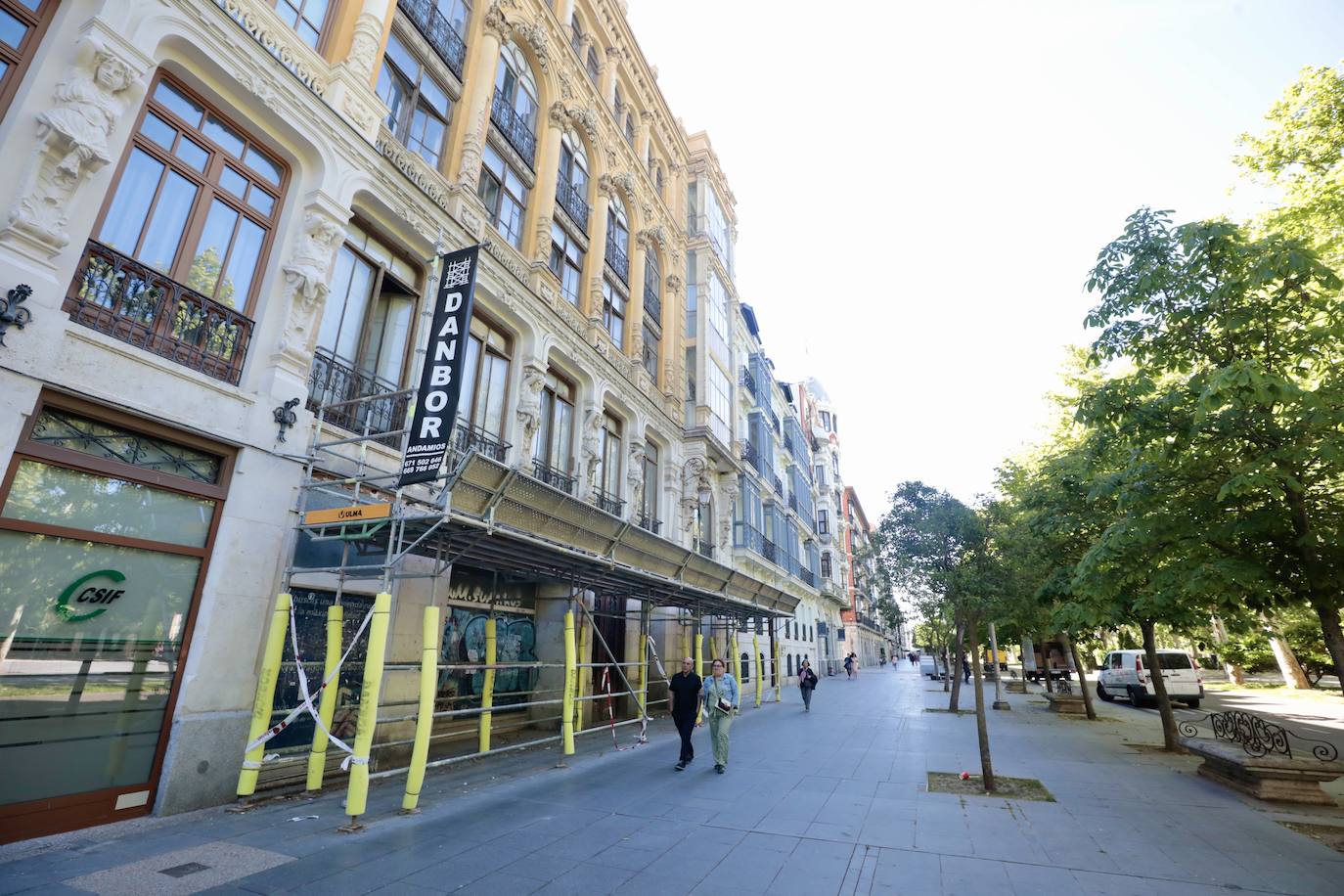 La Casa Resines, en Valladolid enfila la última fase de su rehabilitación