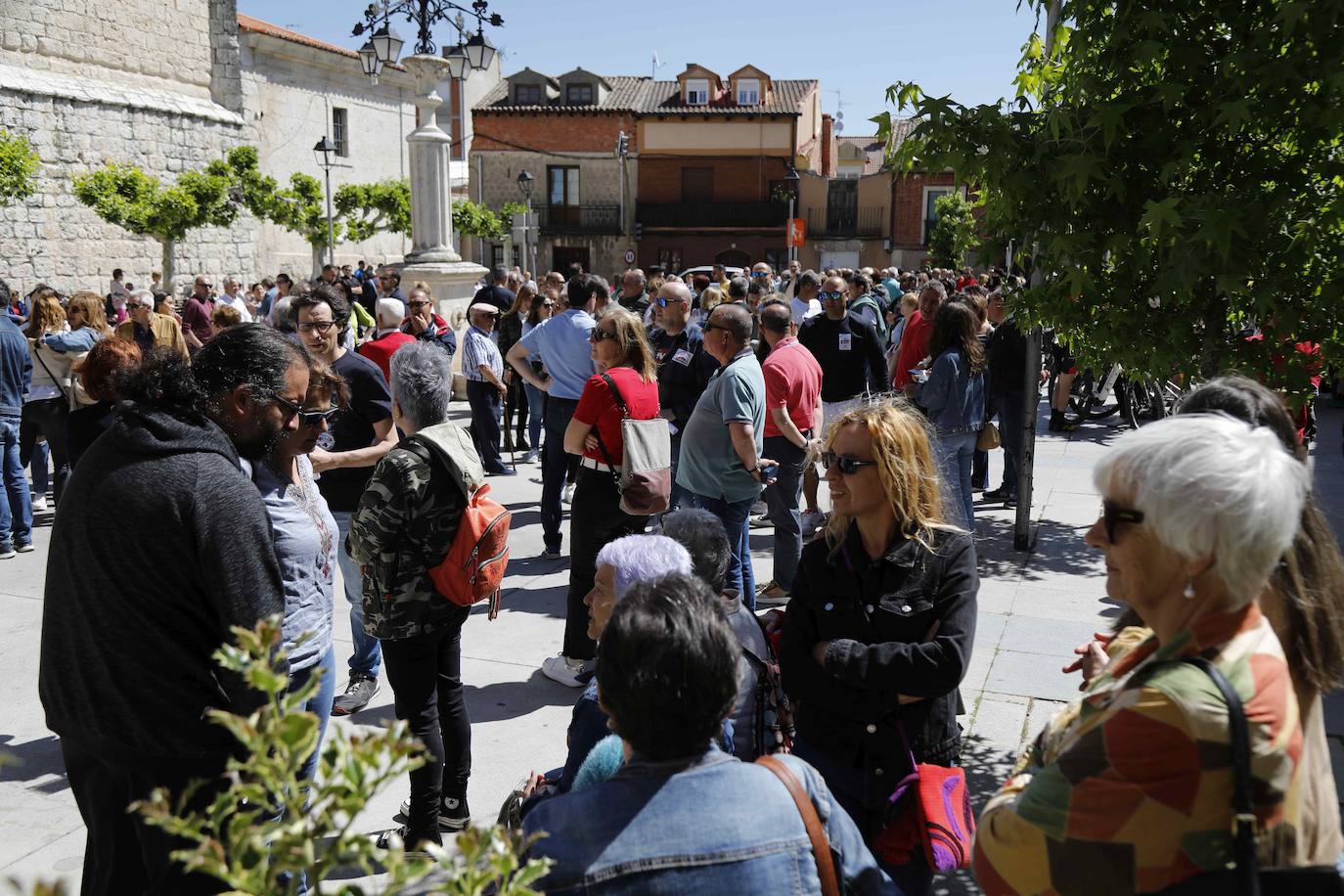 Concentración contra el cierre de Nanta en Tudela de Duero