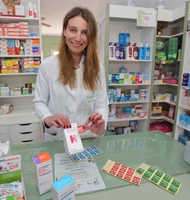 La presidenta del Colegio de Farmacéuticos de Palencia, Ana Deza.