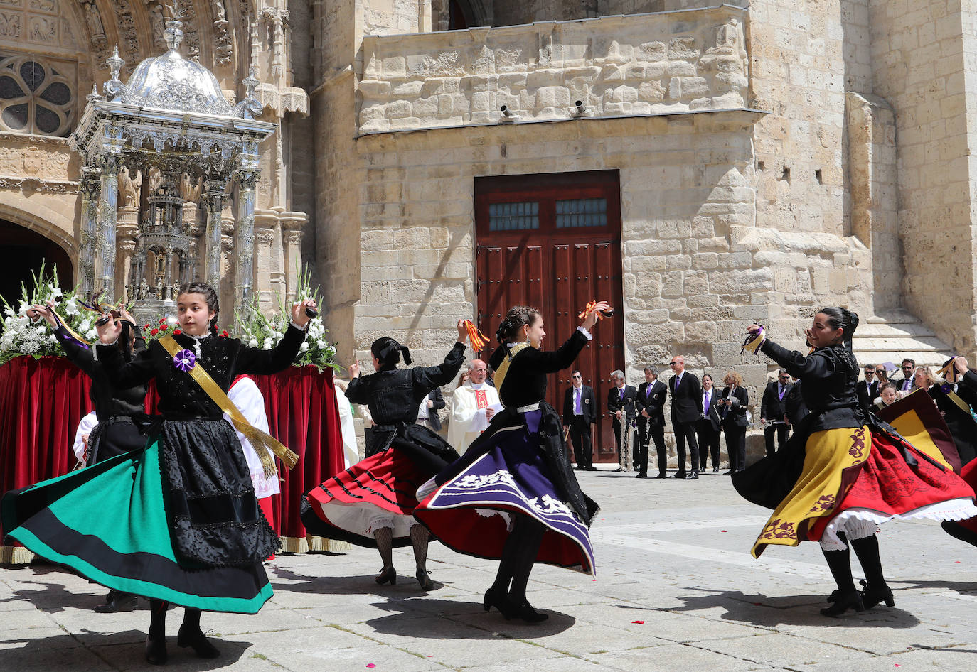 Procesión del Corpus Christi en Palencia