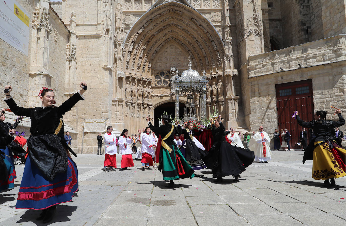 Procesión del Corpus Christi en Palencia