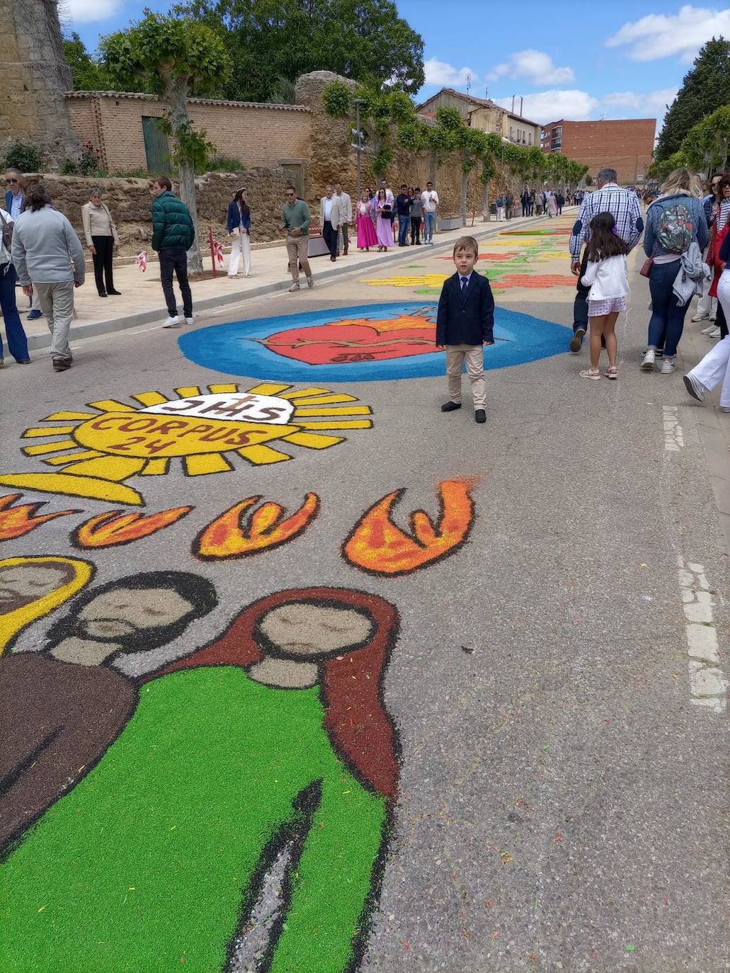 Día del Corpus en la provincia de Palencia