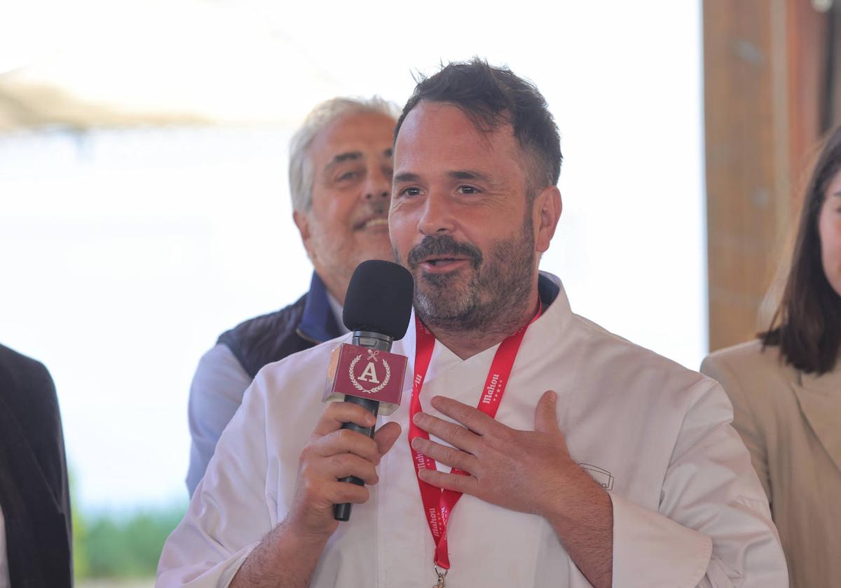 Ignacio Solana, presidente del V Campeonato de Tapas y Pinchos de Castilla y León, este lunes en Palencia.