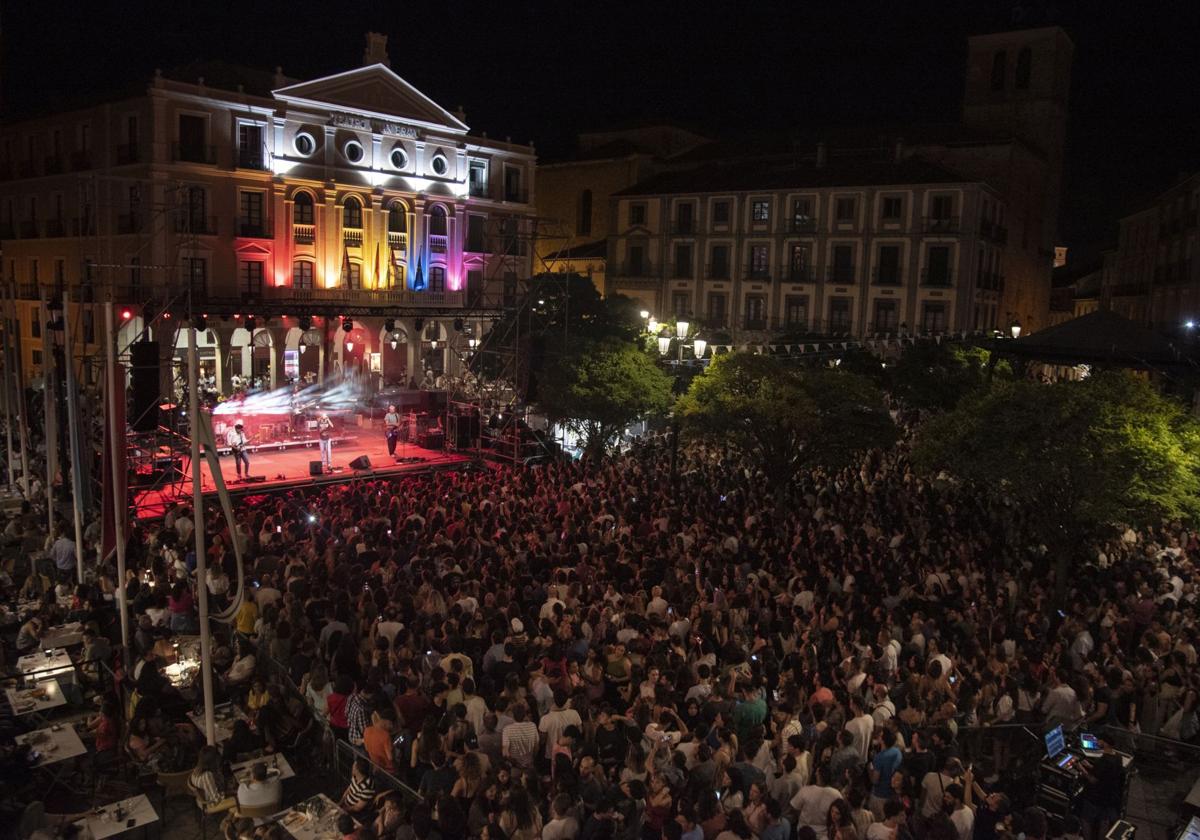 Concierto en las Ferias y Fiestas de Segovia de 2023.