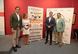 Presentación en Las Ventas de la corrida de toros mixta de Medina del Campo