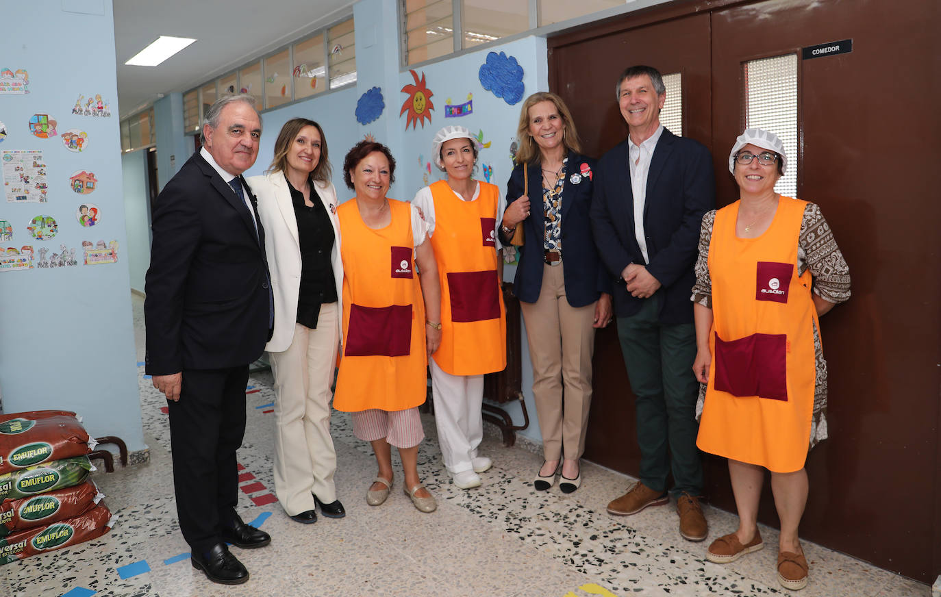 La Infanta Elena conoce una joya del patrimonio en Palencia