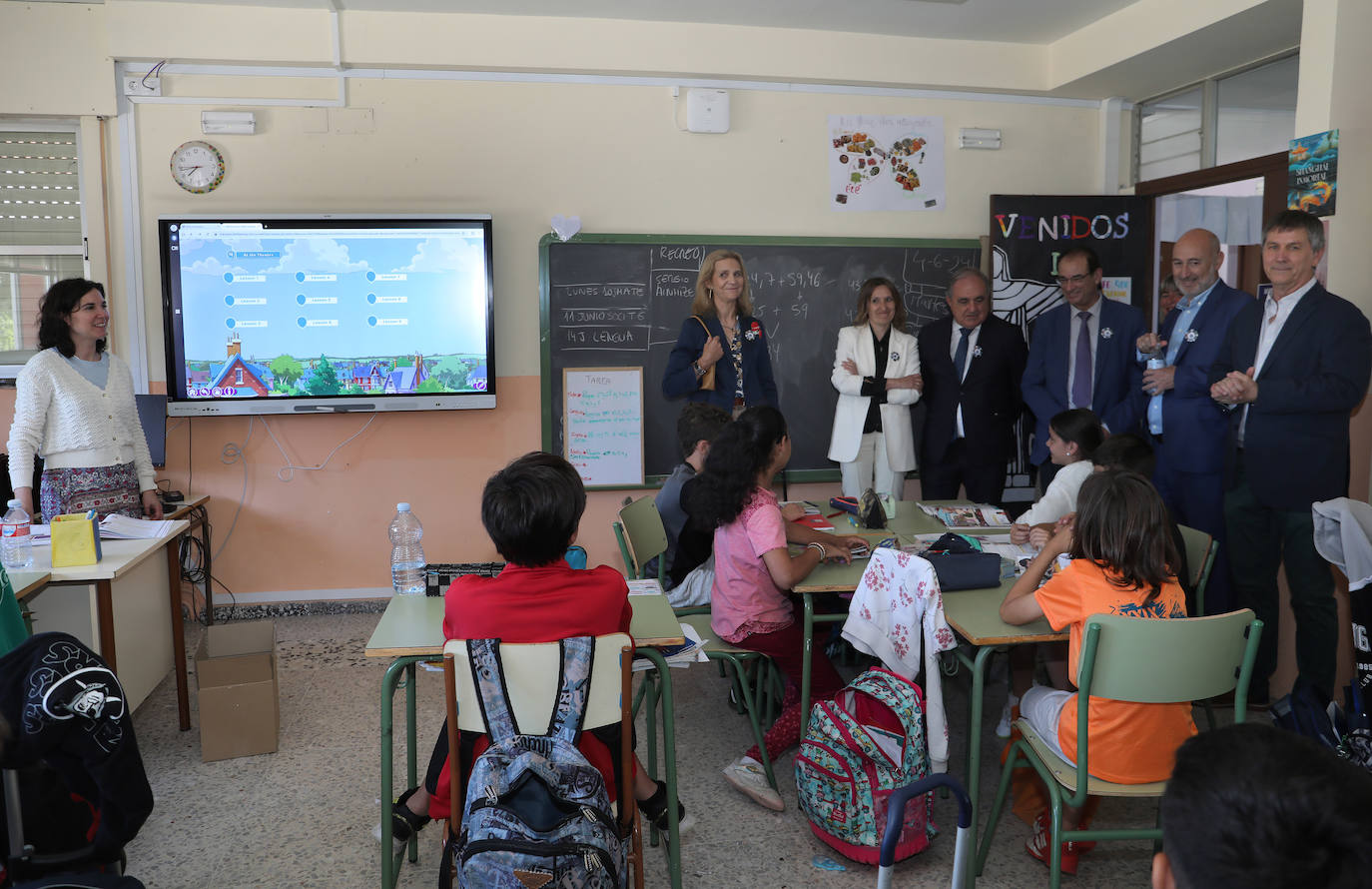 La Infanta Elena conoce una joya del patrimonio en Palencia