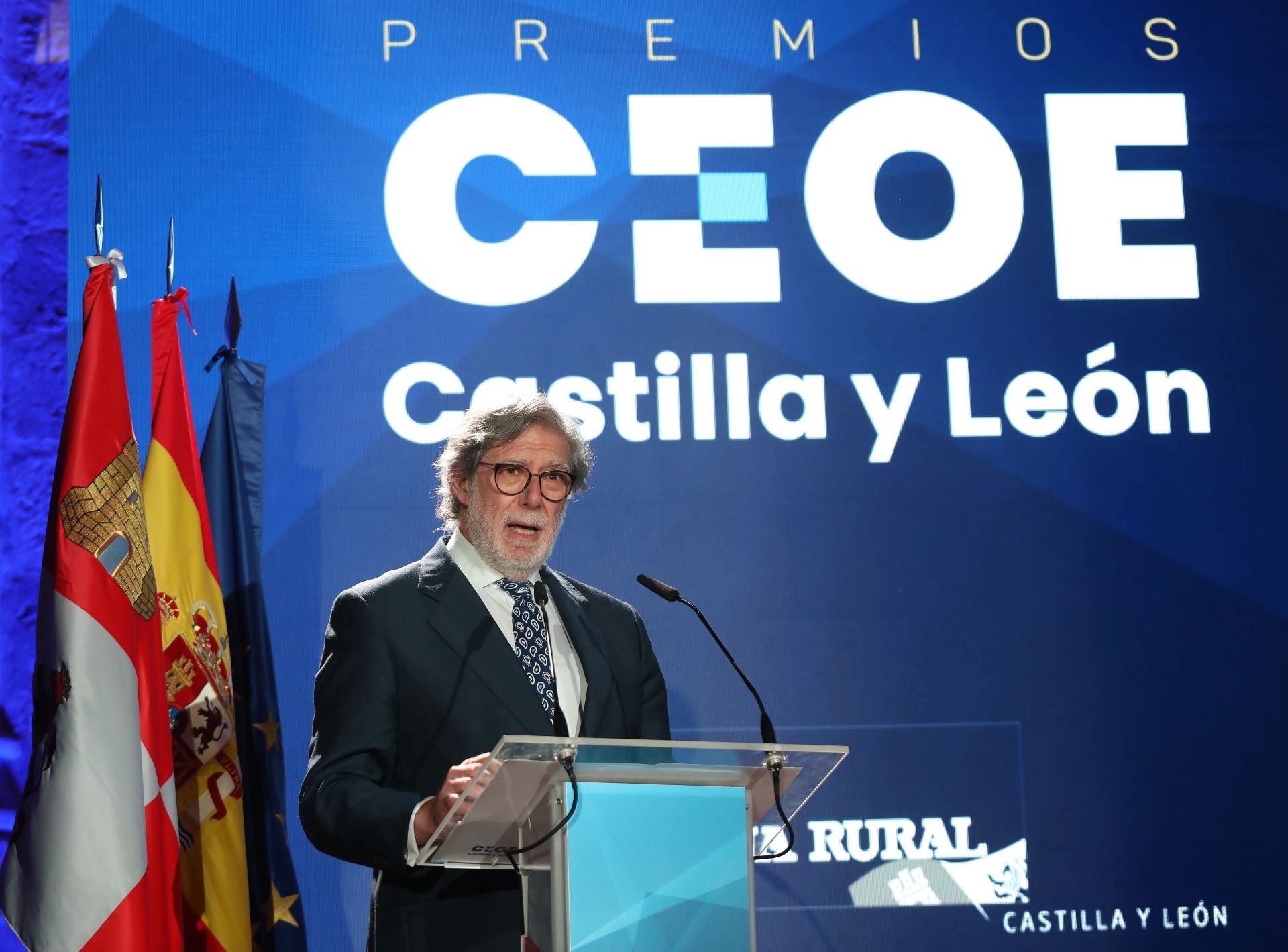 El presidente de CEOE Castilla y León, Santiago Aparicio.