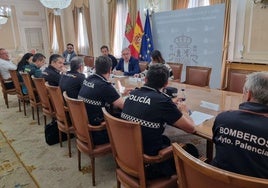 Reunión de coordinación de seguridad para las elecciones europeas celebrada este martes.