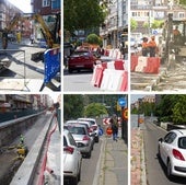 Un rosario de obras simultáneas cercan seis pasos críticos para el tráfico en Valladolid