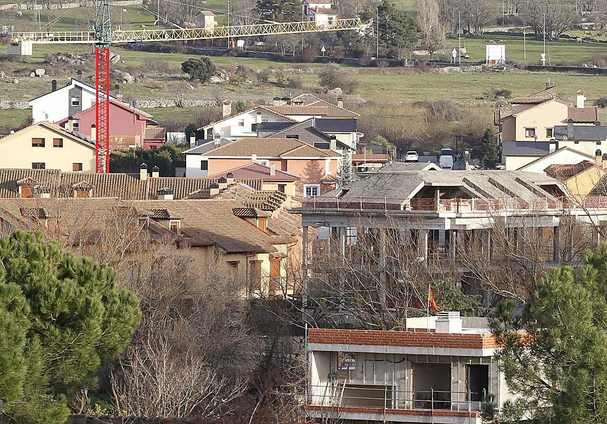 Construcción de viviendas en El Espinar.