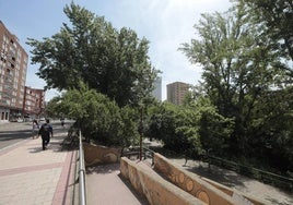 Avenida de Gijón en Valladolid.