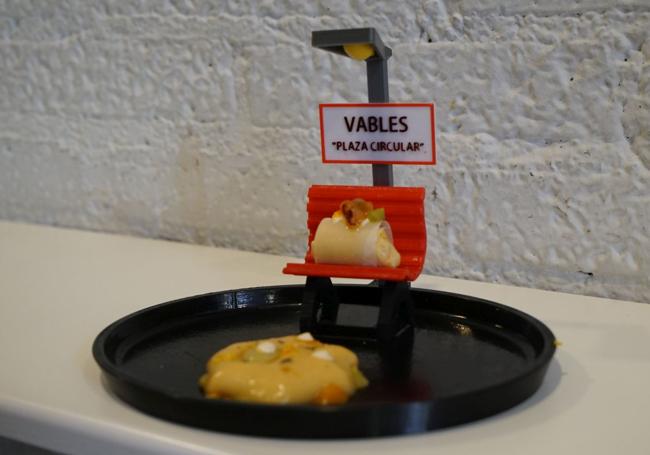 'Plaza Circular', ensaladilla rusa 2.0 de carabineros que Vables presenta al Valladolid Tapas Walk.