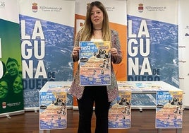 Lucía Castro, concejal de Cultura de Laguna de Duero, durante la presentación de la Fiesta de la Música 2024.