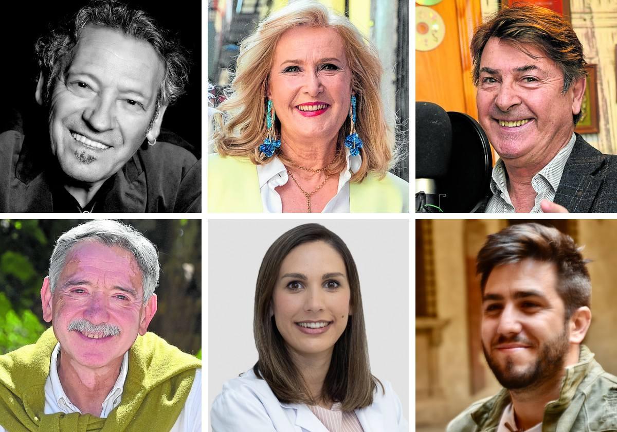 De arriba a abajo, Lorenzo Santamaría, Nieves Herrero, Alfonso Pahíno, Fernando Arribas, Paula Crespo y David Villacorta.