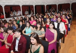 Acto de graduación de Enfemería en Palencia, este sábado.