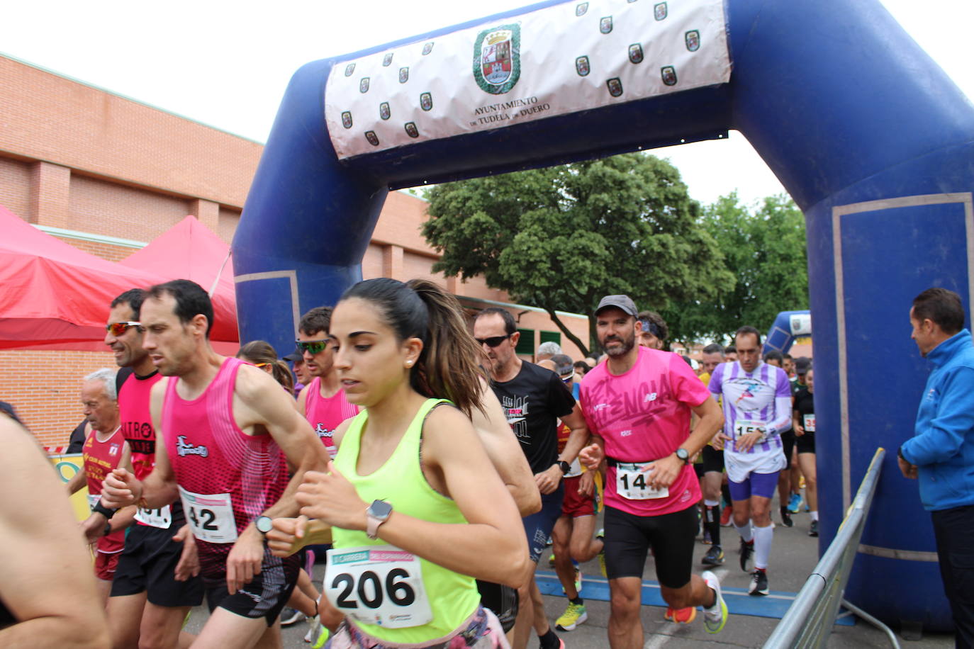 La X Carrera del Espárrago de Tudela, en imágenes