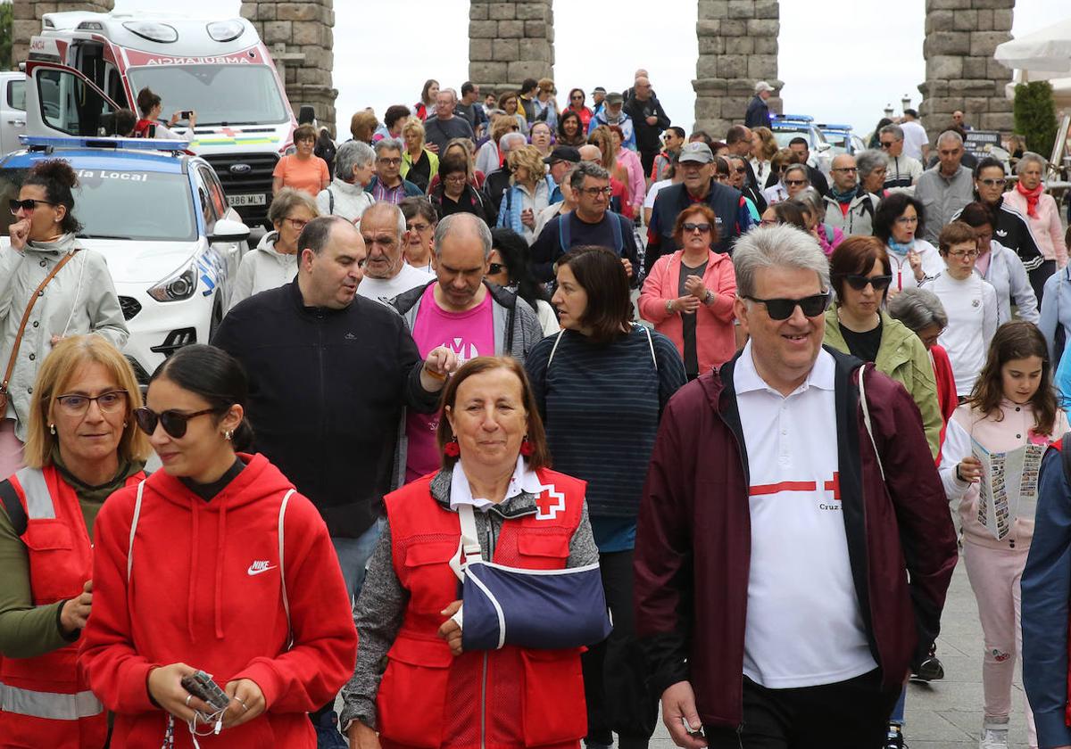 Fotografías de la marcha de Cruz Roja