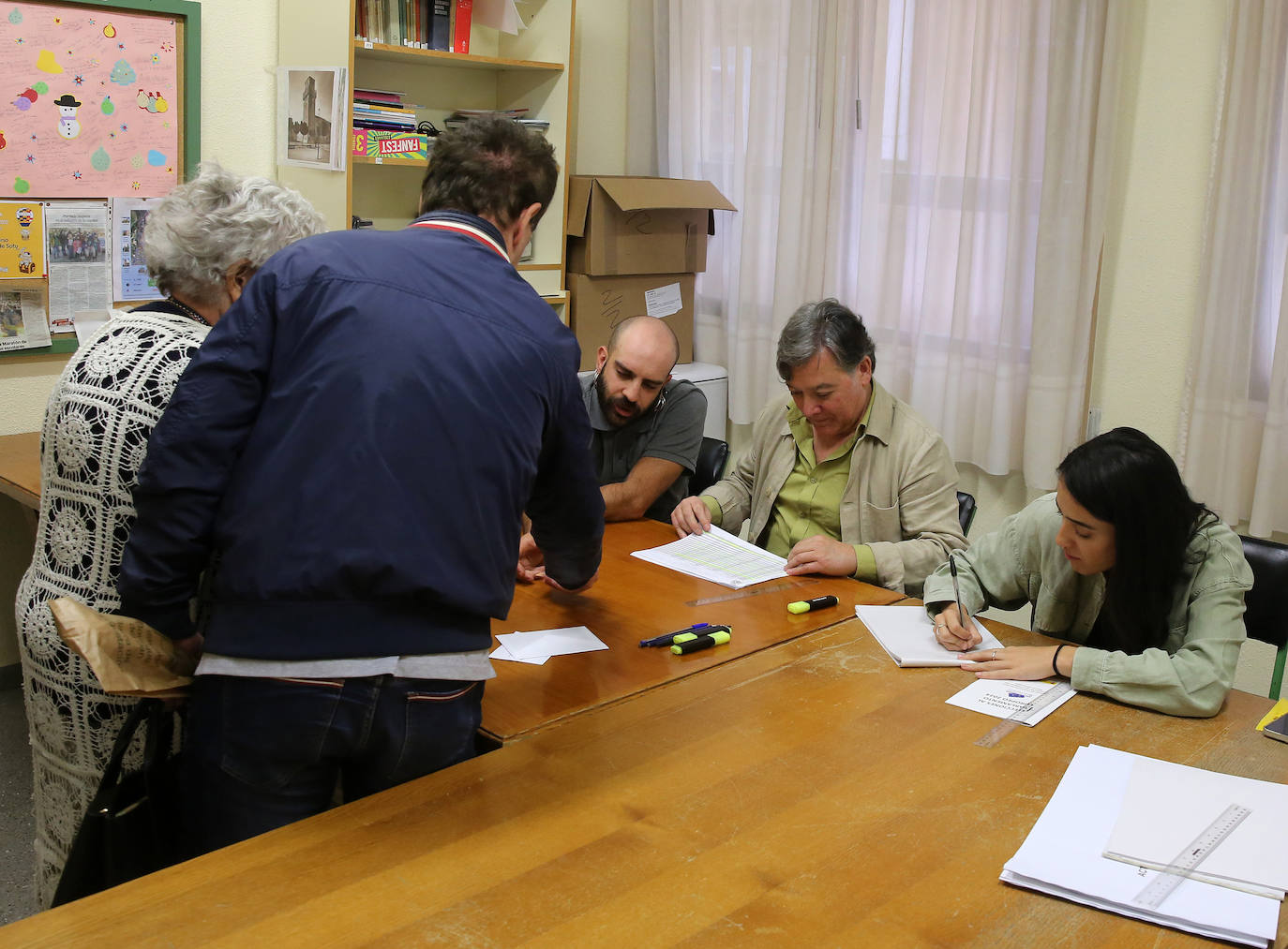 Votaciones de las elecciones europeas en la provincia de Segovia