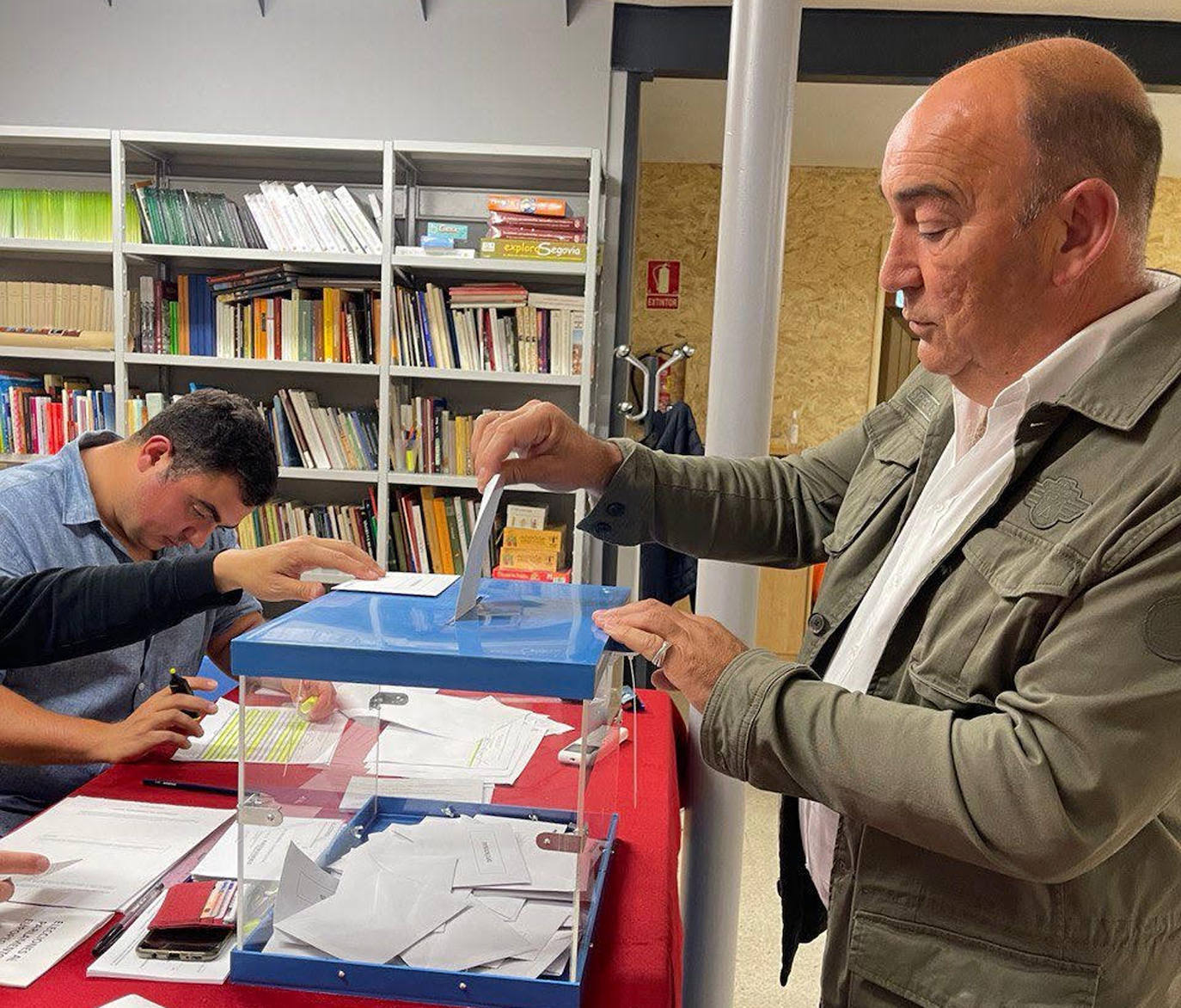 Votaciones de las elecciones europeas en la provincia de Segovia