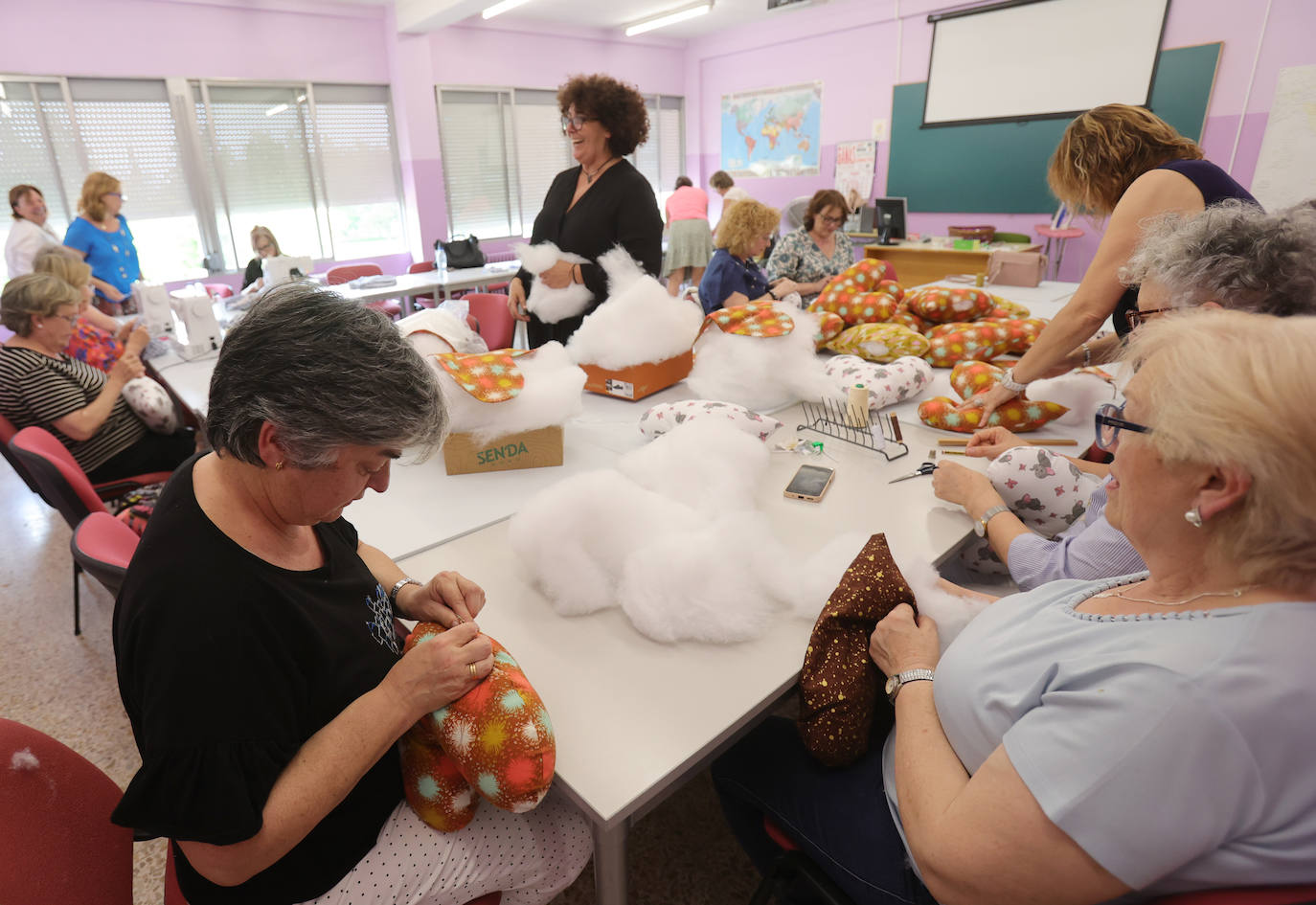 Cojines para las mujeres con cáncer de mama en Palencia