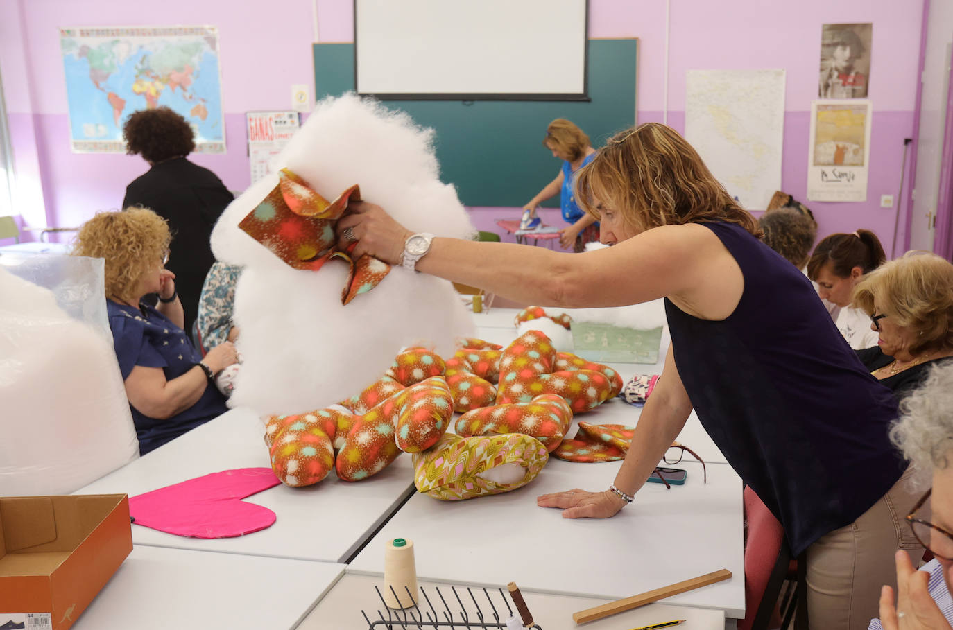 Cojines para las mujeres con cáncer de mama en Palencia