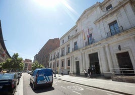 Fachada de la Audiencia Provincia de Valladolid.