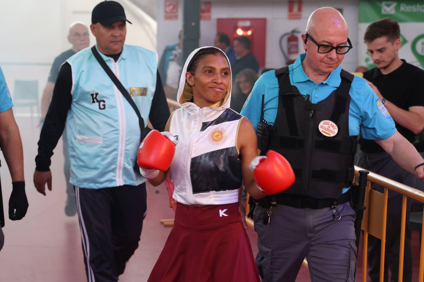 El combate de Isa Rivero, en imágenes