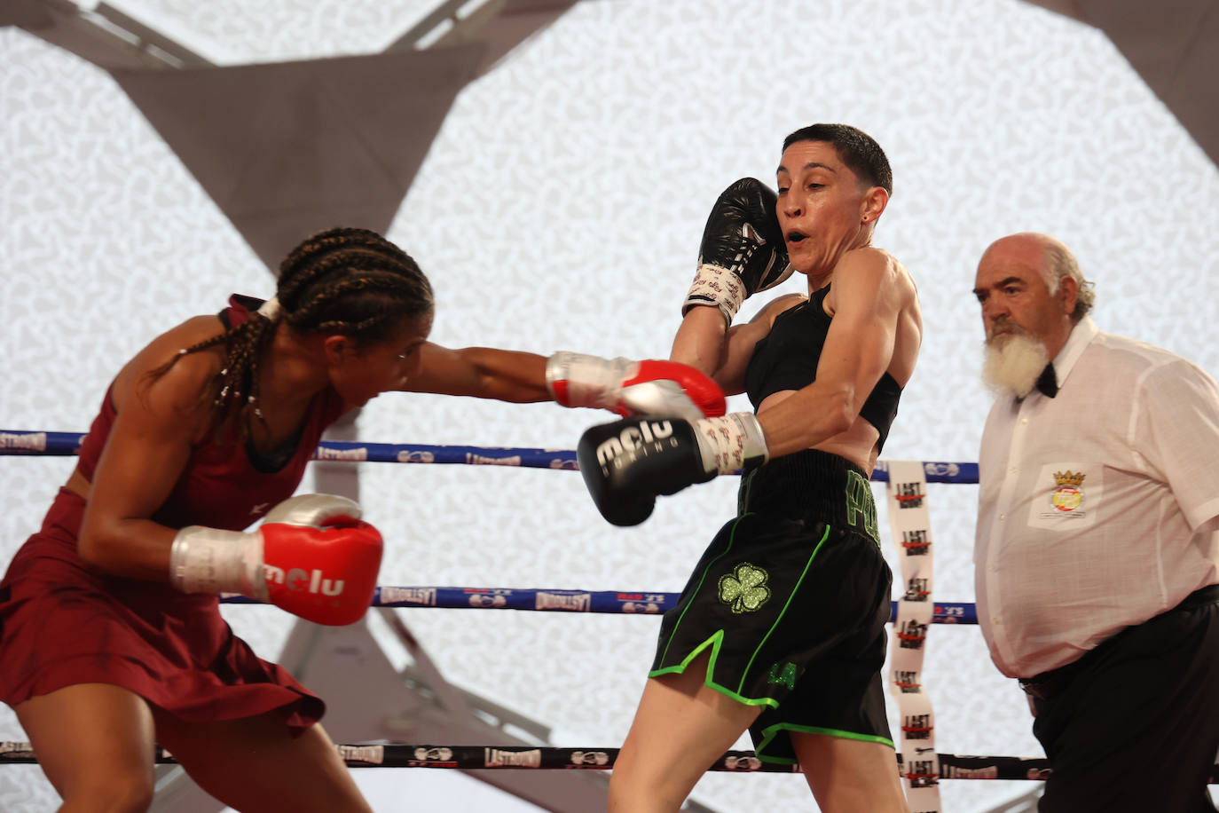 El combate de Isa Rivero, en imágenes
