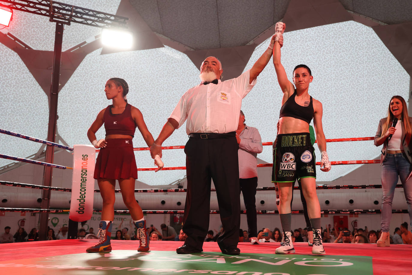 El combate de Isa Rivero, en imágenes
