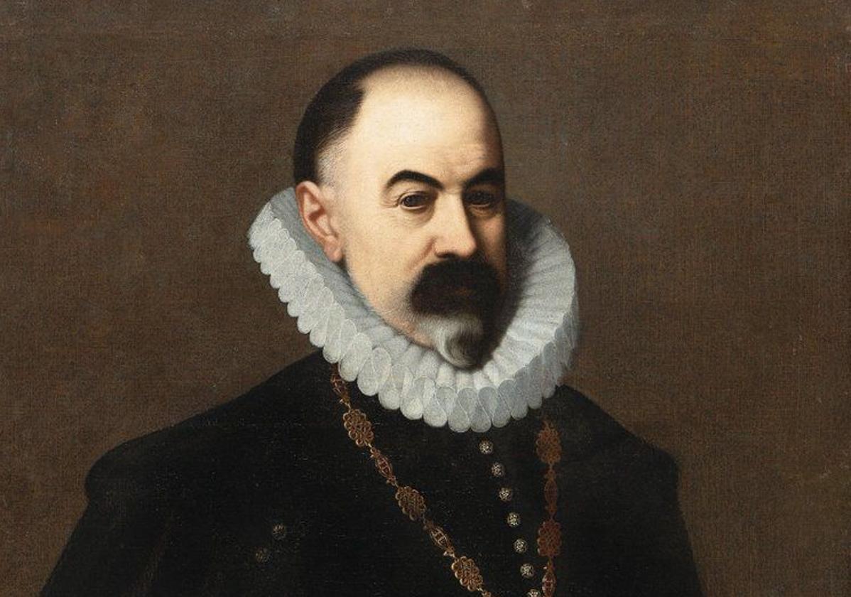 Retrato de Pedro Franqueza y Esteve, realizado por Juan Pantoja de la Cruz en 1602.