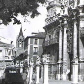 La torre de la iglesia de los jesuitas que se veía desde la Universidad