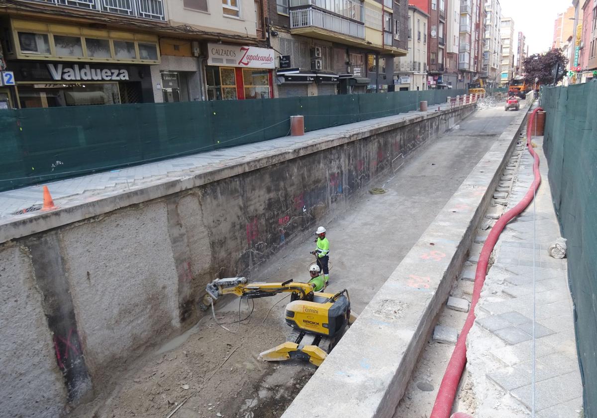 Obras de ampliación del túnel de Labradores, cerrado al tráfico hasta noviembre.