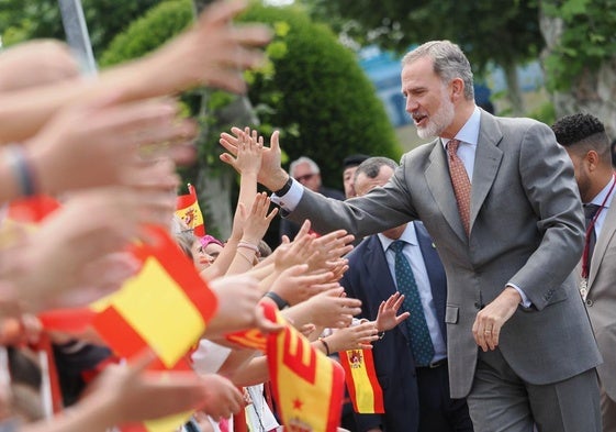 El Rey Felipe VI inaugurando la XXVII edición de la exposición Las Edades del Hombre