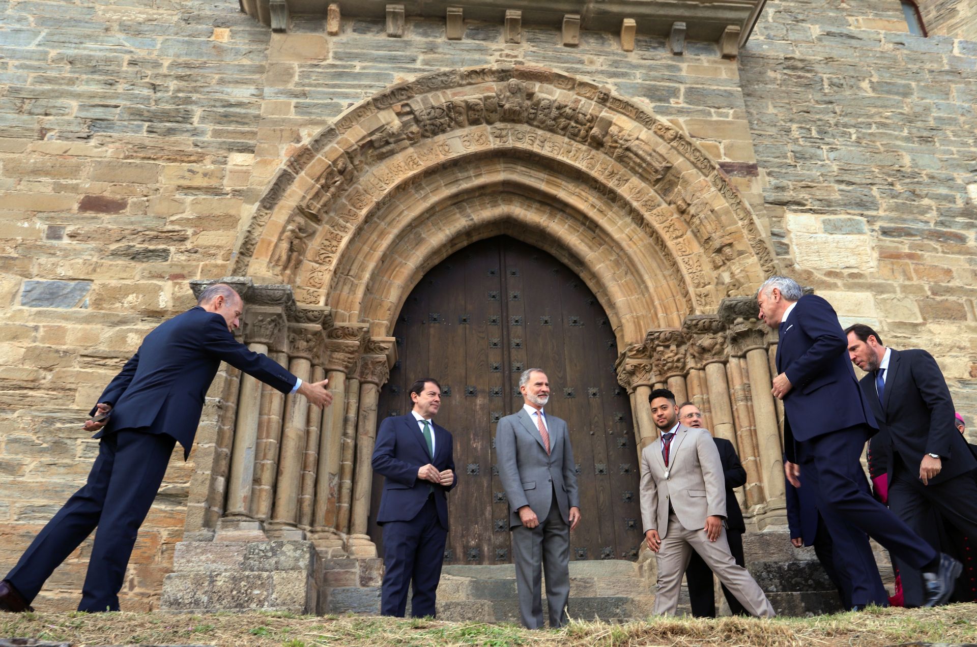 Las imágenes del Rey Felipe VI en Villafranca del Bierzo