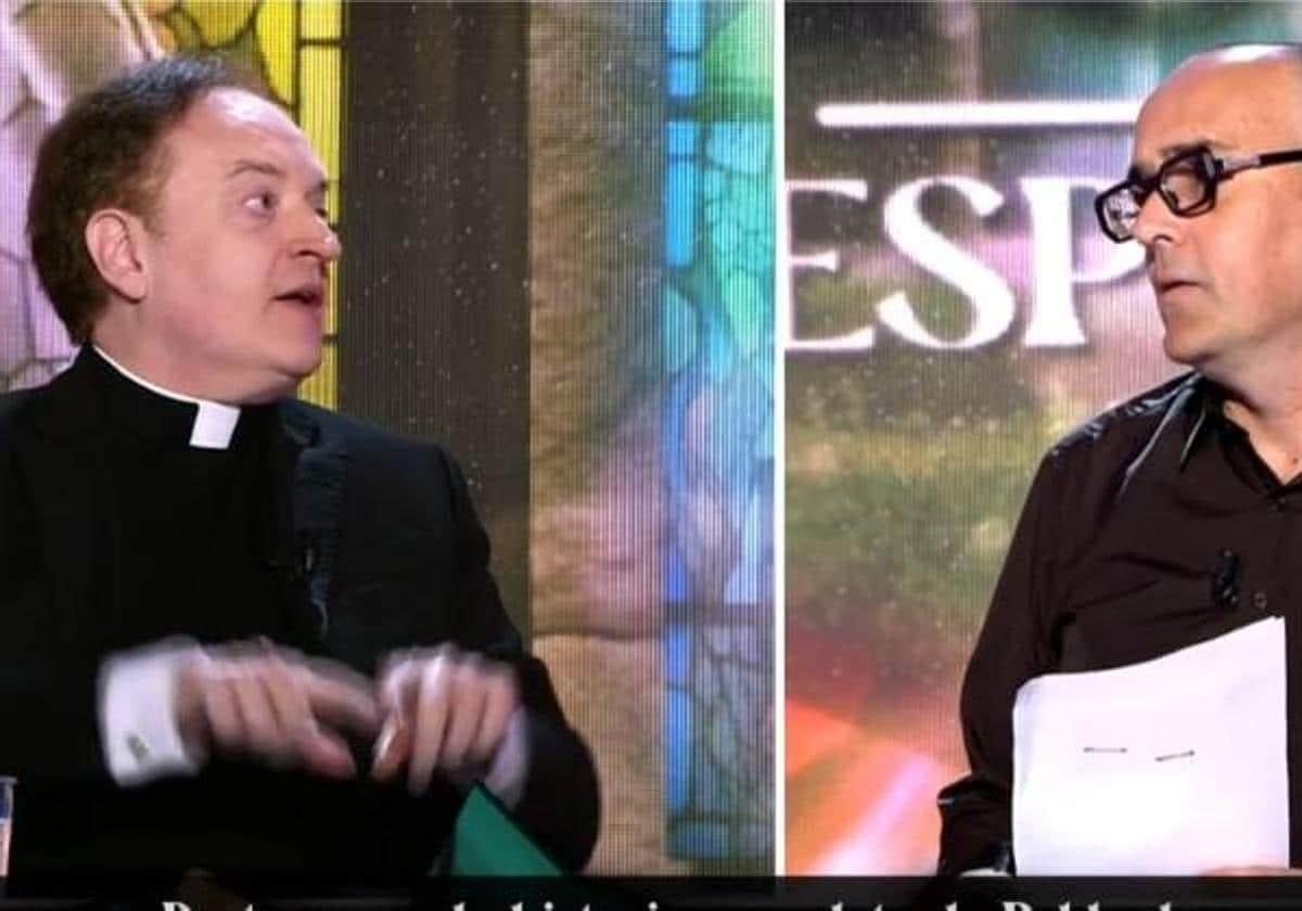 El padre Apeles con Risto Mejide en el especial de las monjas cismáticas de Belorado.