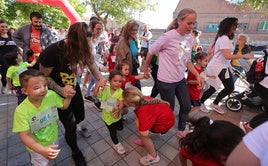 Carrera solidaria en el colegio San José de Palencia