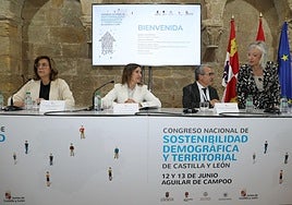 Congreso de Sostenibilidad Demográfica y Territorial de Castilla y León, este martes en Aguilar de Campoo.