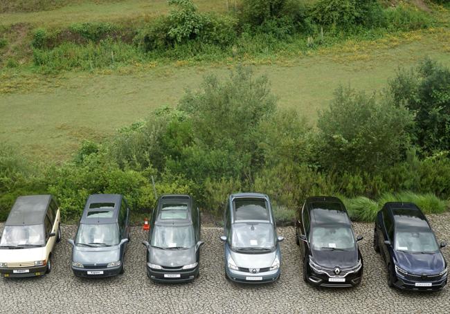 Evolución del Renault Espace a lo largo de los años.