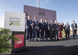 Galardonados en la edición de este año de los premios de la Fes.