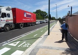 El tramo remodelado de Arca Real, entre la avenida de Zamora y Bronce, abierto este jueves.