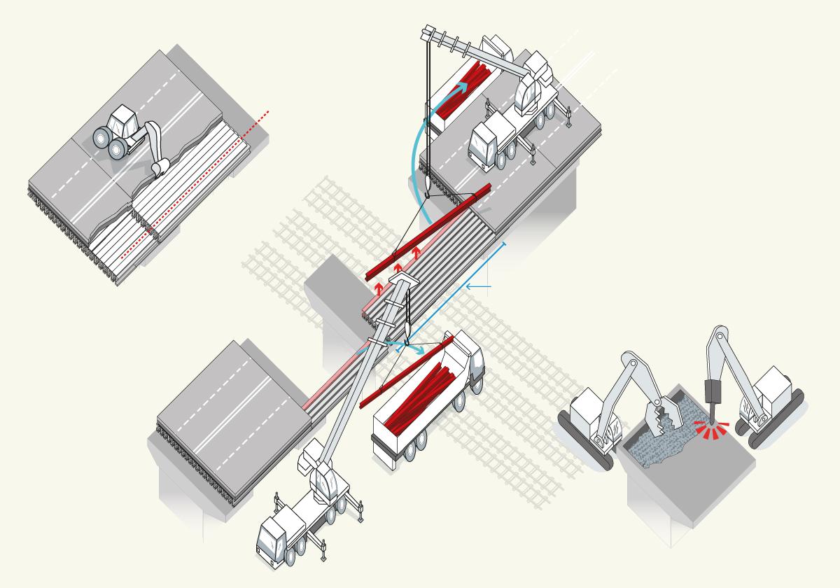 Arco de Ladrillo: 22 meses de trabajo y un derribo minucioso