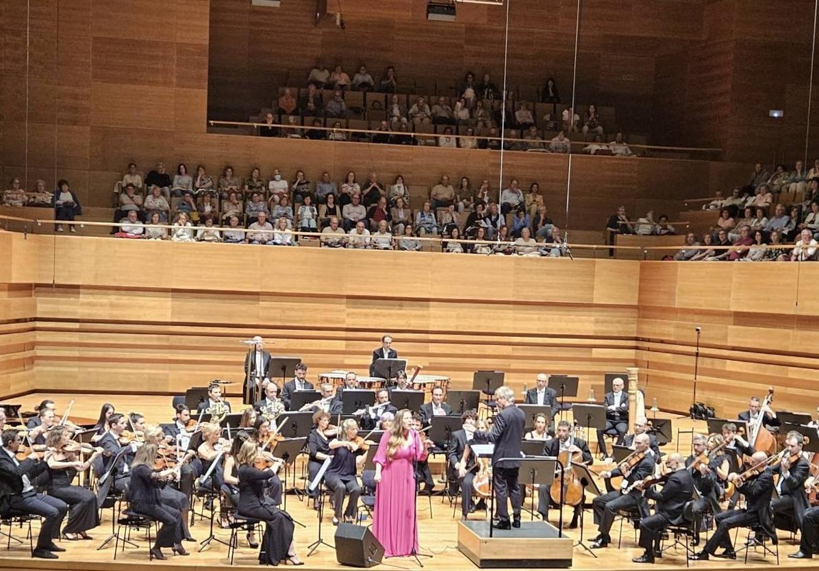 Un pasaje del concierto en el Auditorio Miguel Delibes.