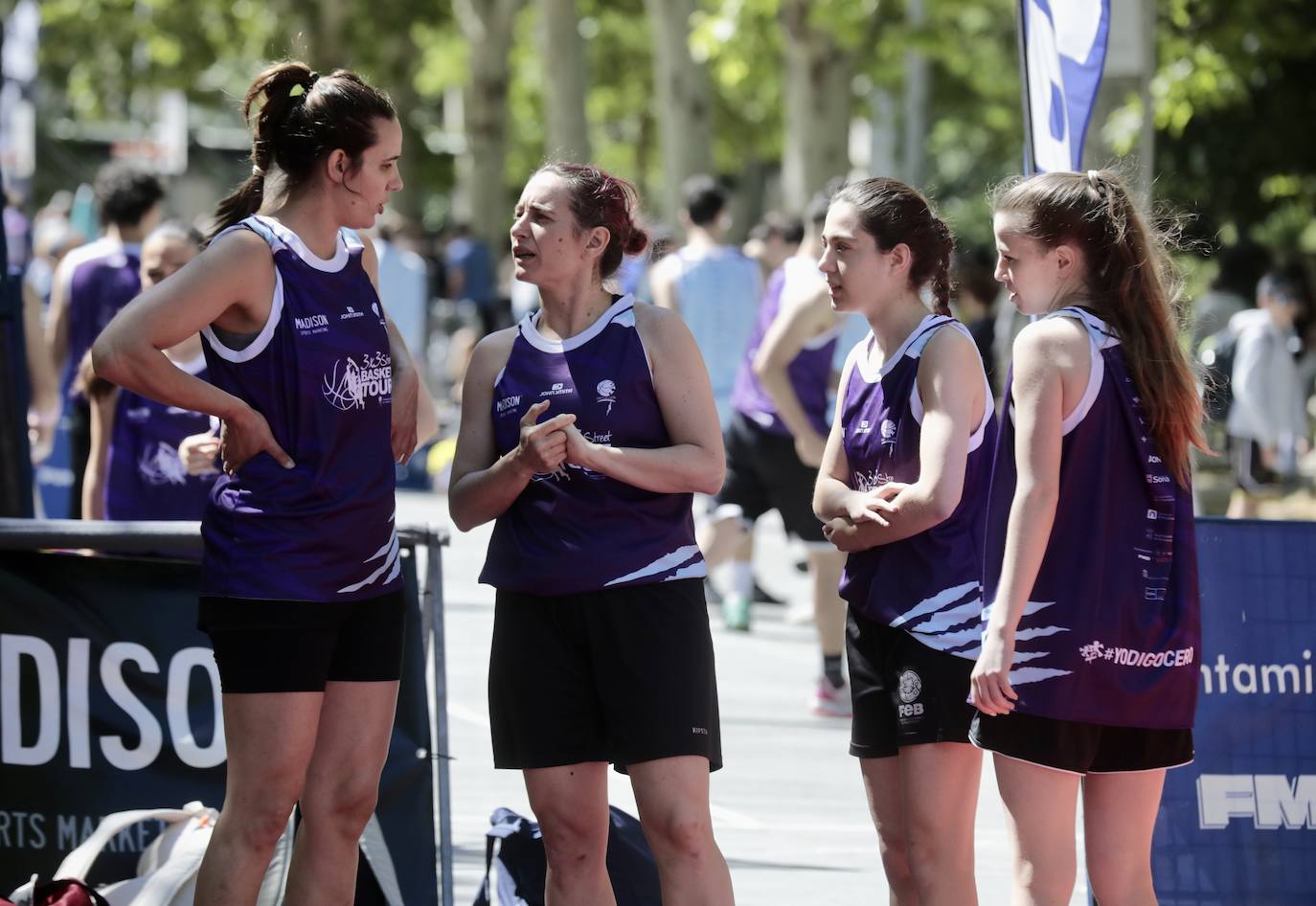 Los torneos de 3x3 en Acera Recoletos en imágenes