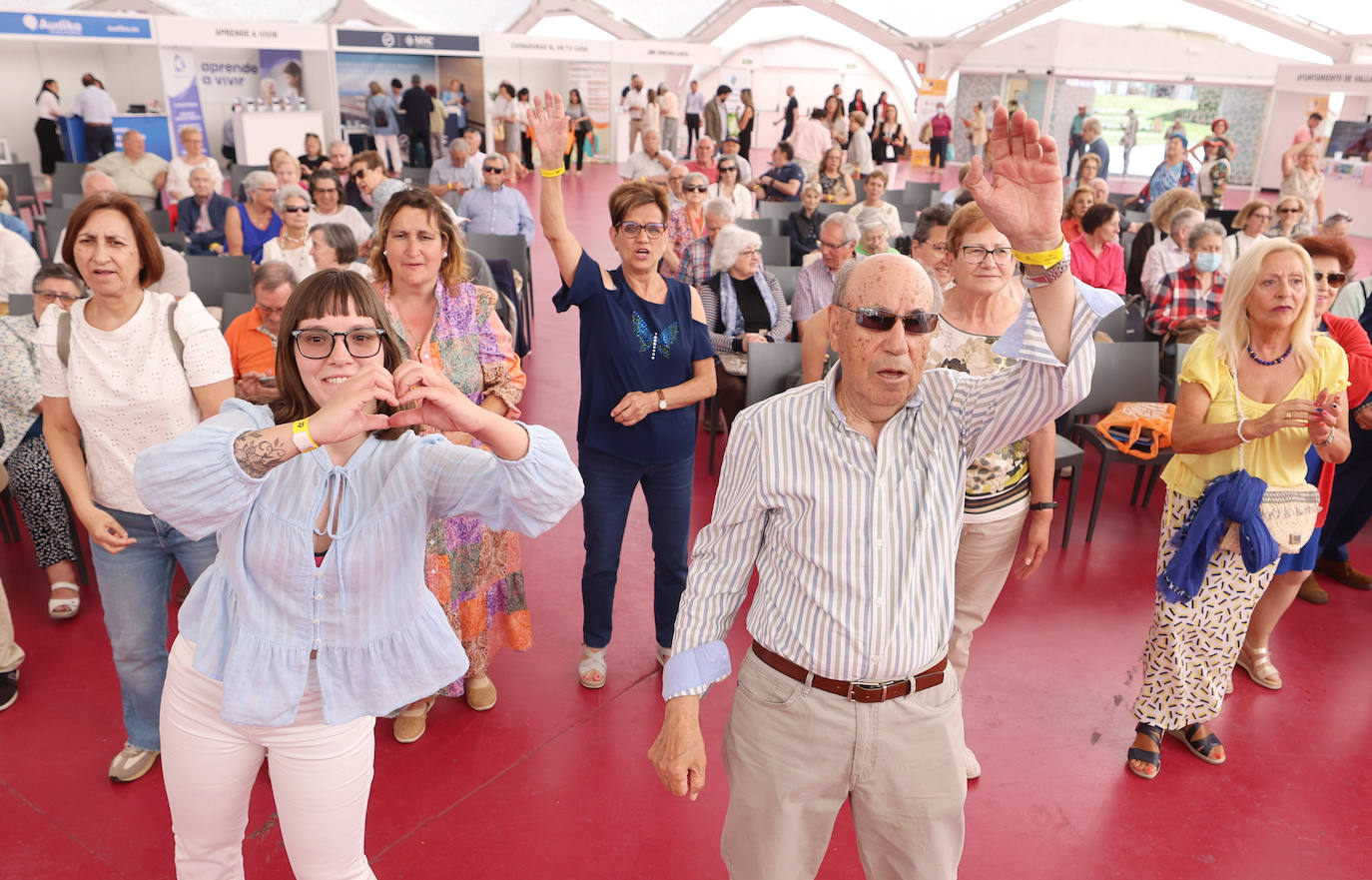 Nieves Herrero y Alfonso Pahíno llenan 60+Activos