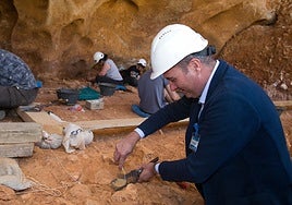 Imagen de los yacimientos de Atapuerca.