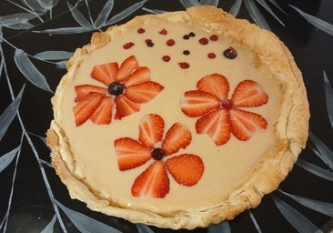 Tarta de flores para el verano