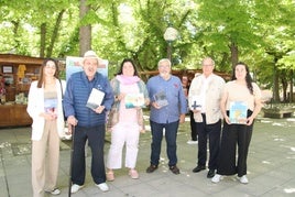 Eva Mayro, Jesús Bayón, Patricia de Frutos, Andrés Suárez, Ángel Gómez y Ángela Hernansanz.